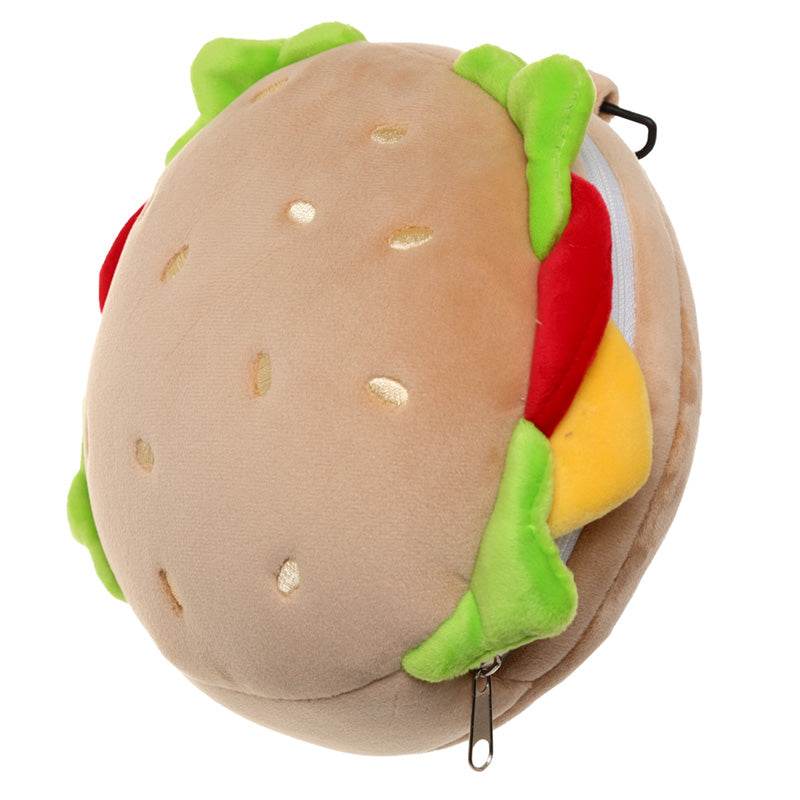Relaxeazzz Fast Food Burger Plush Travel Pillow & Eye Mask - Gift Arch