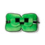 Relaxeazzz Minecraft Creeper Shaped Plush Travel Pillow & Eye Mask - Gift Arch