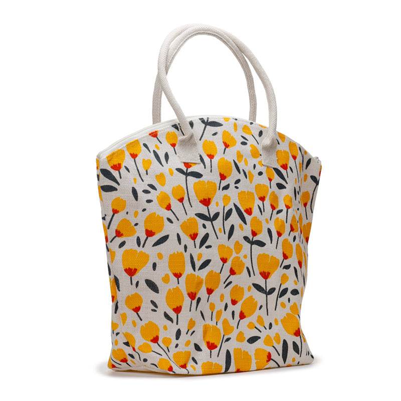 Buttercup Pick of the Bunch Jute Beach Bag - Gift Arch