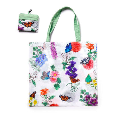 Foldable Reusable RPET Shopping Bag Butterfly Meadows - Gift Arch