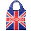 Foldable Reusable Shopping Bag London Icons Big Ben Union Jack - Gift Arch