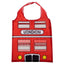 Foldable Reusable Shopping Bag London Icons Red Routemaster Bus - Gift Arch
