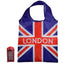 Foldable Reusable Shopping Bag London Icons Red Telephone Box - Gift Arch