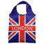 Foldable Reusable Shopping Bag London Icons Red Telephone Box - Gift Arch