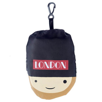 Foldable Reusable Shopping Bag London Souvenir Guardsman - Gift Arch