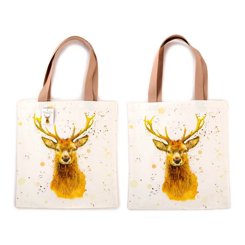 Jan Pashley Stag Reusable Tote Bag - Gift Arch