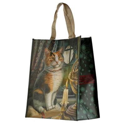 Lisa Parker Adventure Awaits Cat Reusable Shopping Bag - Gift Arch