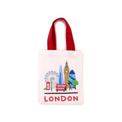 London Souvenir Reusable Small Tote Bag - Gift Arch