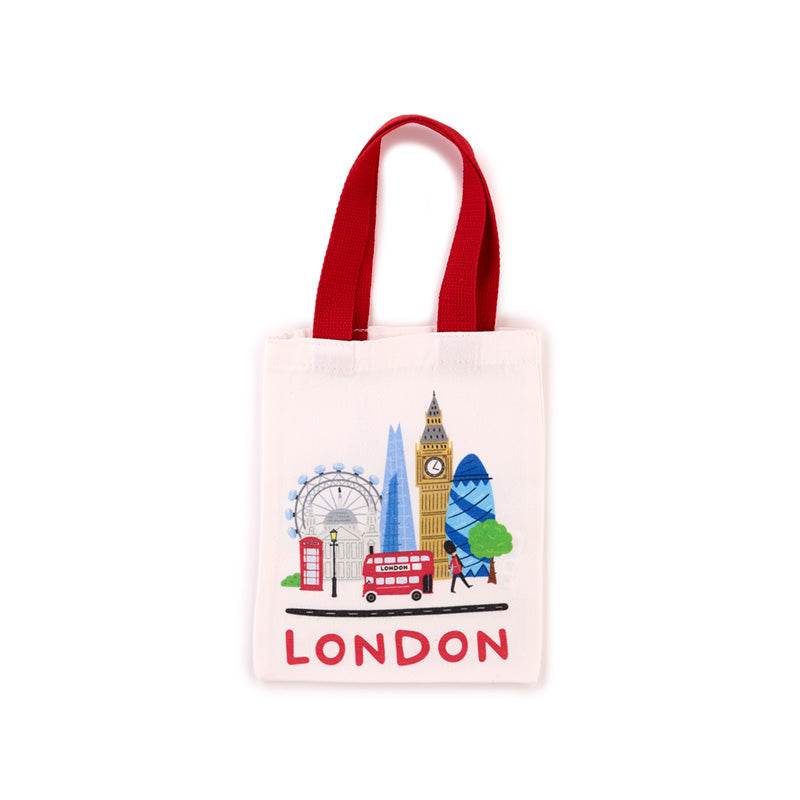 London Souvenir Reusable Small Tote Bag - Gift Arch
