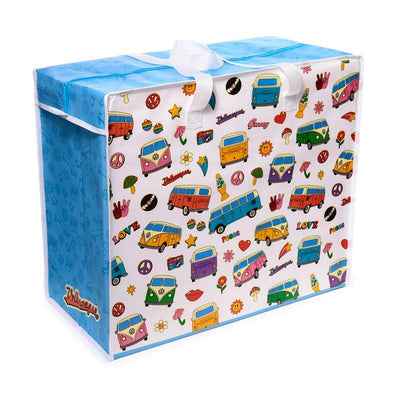 Volkswagen VW T1 Camper Bus Retro Zip Up Laundry Storage Bag - Gift Arch