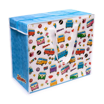 Volkswagen VW T1 Camper Bus Retro Zip Up Laundry Storage Bag - Gift Arch