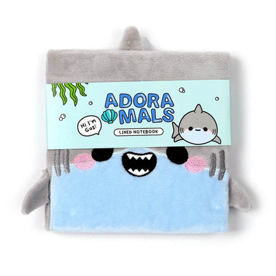 Adoramals Shark Plush Notebook - Gift Arch