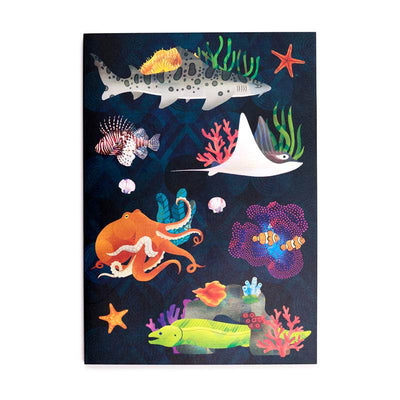Marine Kingdom Recycled Paper A5 Notebook - Gift Arch