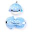 Relaxeazzz Adoramals Aoi the Whale Shark Plush Travel Pillow & Eye Mask - Gift Arch