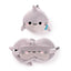 Relaxeazzz Adoramals Archie the Shark Plush Travel Pillow & Eye Mask - Gift Arch
