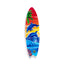 3D Printed Souvenir Seaside Magnet Surfboard Shaped with Tropical Sealife Sunsets - Gift Arch