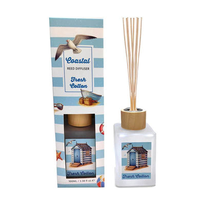 Coastal Fresh Cotton 100ml Reed Diffuser - Gift Arch