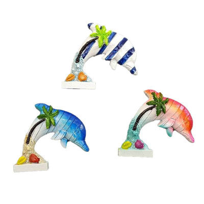 Souvenir Seaside Magnet Dolphin Shaped Tropical Island - Gift Arch