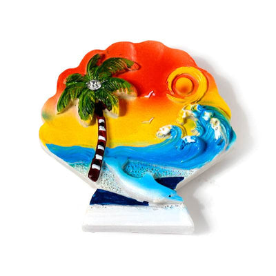 Souvenir Seaside Magnet Seahorse, Shells & Dolphins - Gift Arch