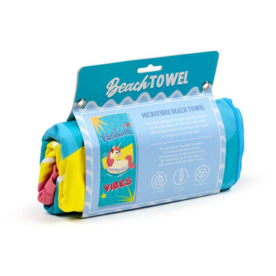 Vacation Vibes Unicorn Microfibre Beach Towel - Gift Arch