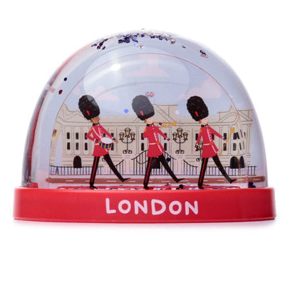 London Souvenir Guardsman on Parade Medium Glitter Snow Storm - Gift Arch