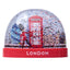 London Souvenir Red Telephone Box & Guardsman Large Glitter Snow Storm - Gift Arch