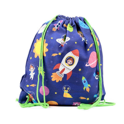 Space Cadet Canvas Drawstring Bag - Gift Arch