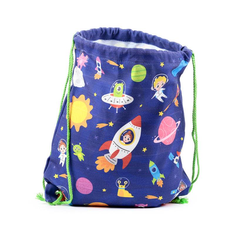 Space Cadet Canvas Drawstring Bag - Gift Arch