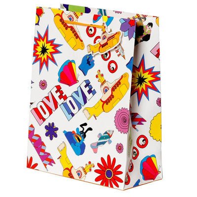 The Beatles Yellow Submarine LOVE Gift Bag Large - Gift Arch