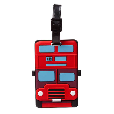 London Icons Red Routemaster Bus PVC Luggage Tag - Gift Arch