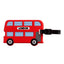 London Souvenir Red Routemaster Bus PVC Luggage Tag - Gift Arch