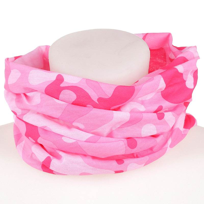 Pink Camouflage Neck Warmer Tube Scarf - Gift Arch