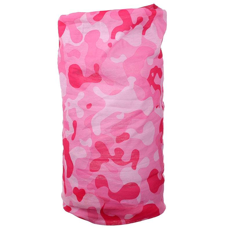 Pink Camouflage Neck Warmer Tube Scarf - Gift Arch