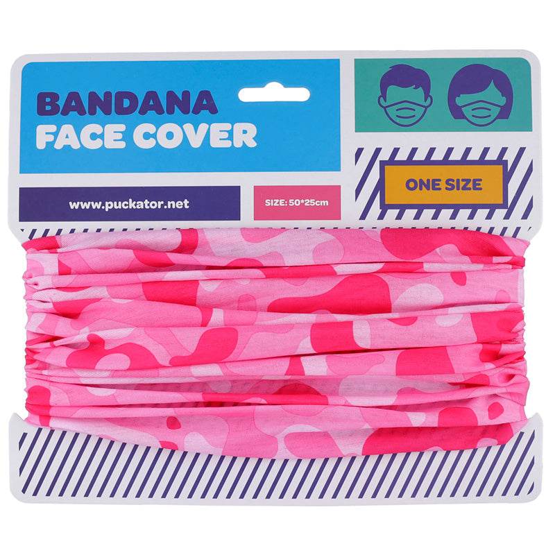 Pink Camouflage Neck Warmer Tube Scarf - Gift Arch