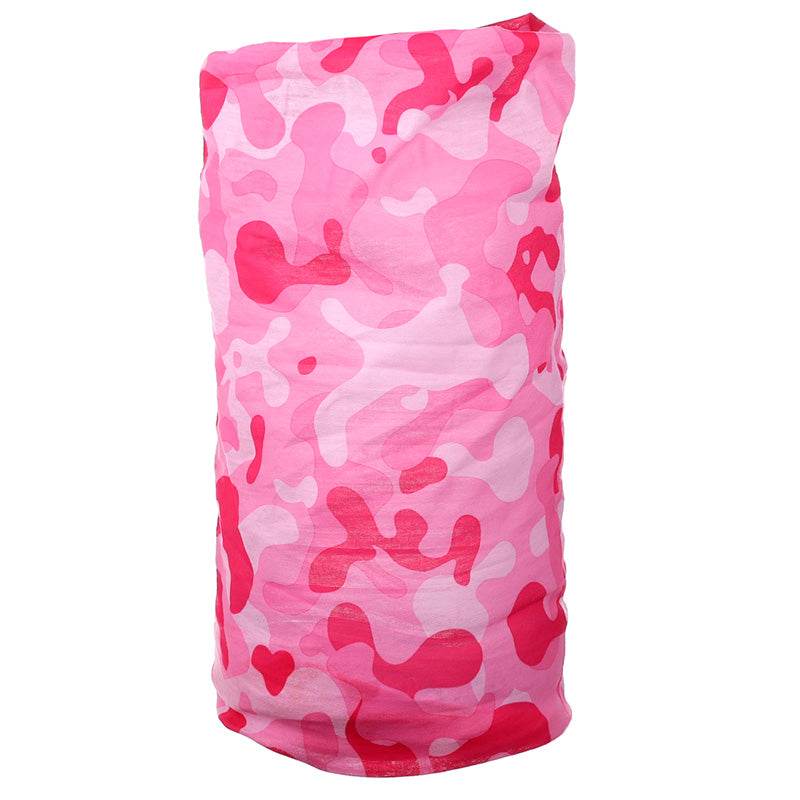 Pink Camouflage Neck Warmer Tube Scarf - Gift Arch
