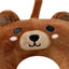 Relaxeazzz Bear Plush Memory Foam Travel Pillow - Gift Arch