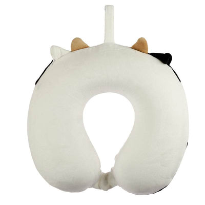 Relaxeazzz Cow Plush Memory Foam Travel Pillow - Gift Arch
