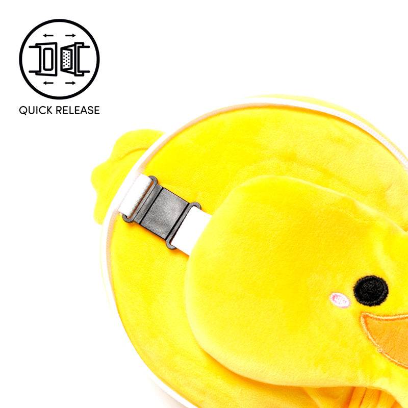 Relaxeazzz Duck Plush Travel Pillow & Eye Mask - Gift Arch