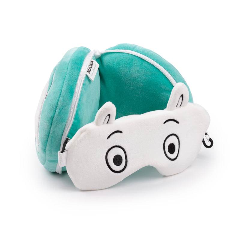 Relaxeazzz Moomin Plush Travel Pillow & Eye Mask - Gift Arch