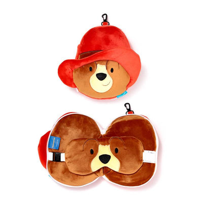 Relaxeazzz Paddington Bear Travel Pillow & Eye Mask - Gift Arch