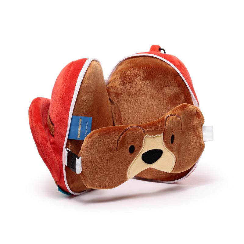 Relaxeazzz Paddington Bear Travel Pillow & Eye Mask - Gift Arch