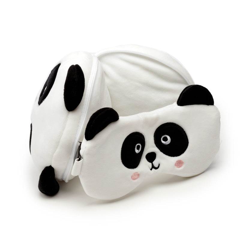 Relaxeazzz Panda Plush Travel Pillow & Eye Mask - Gift Arch