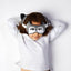 Relaxeazzz Raccoon Plush Travel Pillow & Eye Mask - Gift Arch
