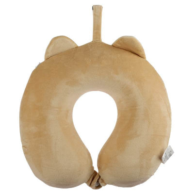 Relaxeazzz Shiba Inu Dog Plush Memory Foam Travel Pillow - Gift Arch