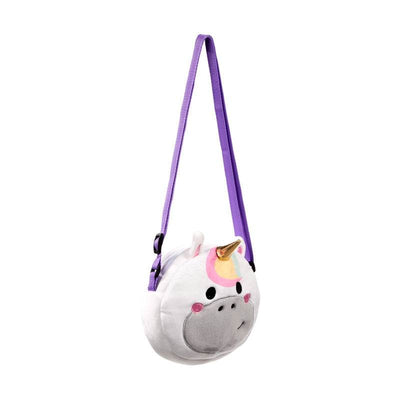 Astra the Unicorn Adoracorns Crossbody Plush Shoulder Bag - Gift Arch