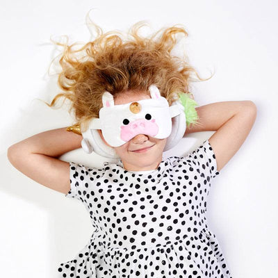 Relaxeazzz Unicorn Plush Travel Pillow & Eye Mask - Gift Arch