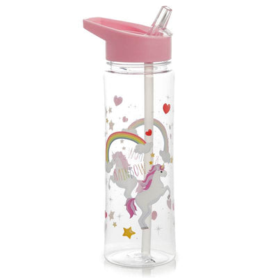 Shatterproof 550ml Water Bottle Enchanted Rainbows Unicorn - Gift Arch