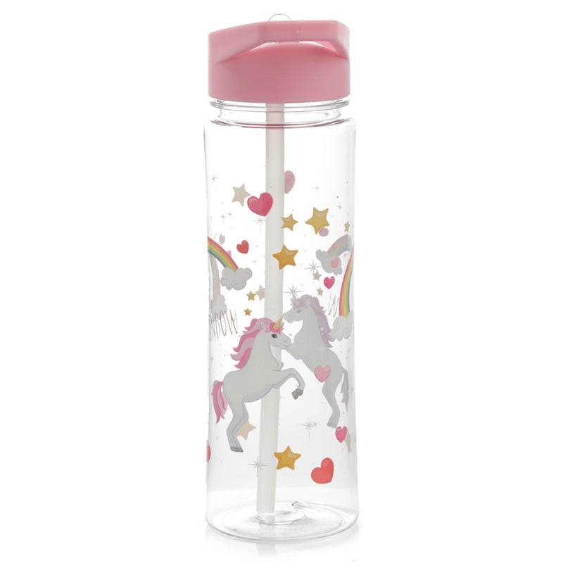 Shatterproof 550ml Water Bottle Enchanted Rainbows Unicorn - Gift Arch