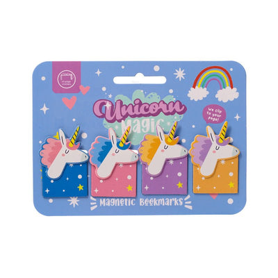 Unicorn Magic Shaped Magnetic Bookmark Set - Gift Arch