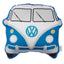 Plush Volkswagen VW T1 Camper Bus Shaped Blue Cushion - Gift Arch